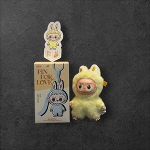 [AUTHENTIC] Pop Mart Labubu – Pin for Love Plush Pendant - “F”
